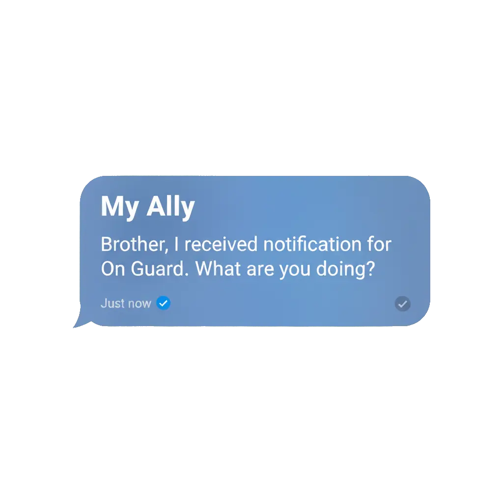 Ally text message